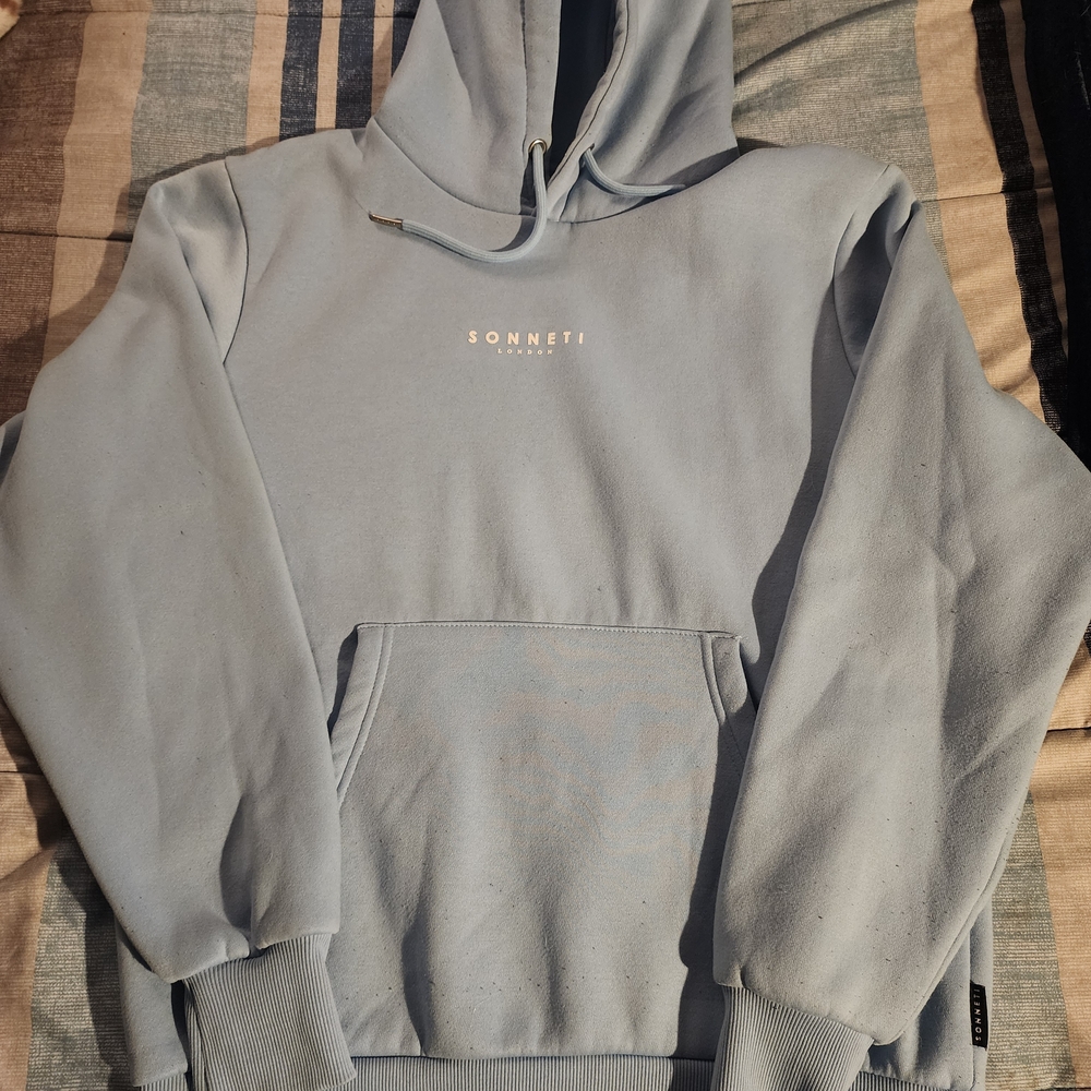Men's Blue Hoodie Sweater